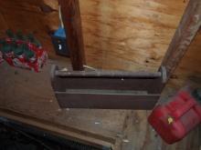 Wooden tool caddy