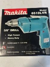 Makita 3/8" Drill Model #6510lvr