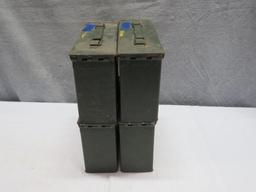 (4) Steel Ammo Boxes
