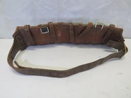 Vintage Leather Magazine Belt