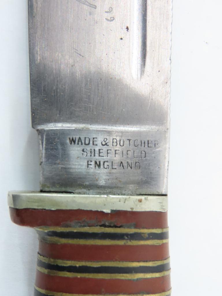 Wade & Butcher Fixed Blade Knife