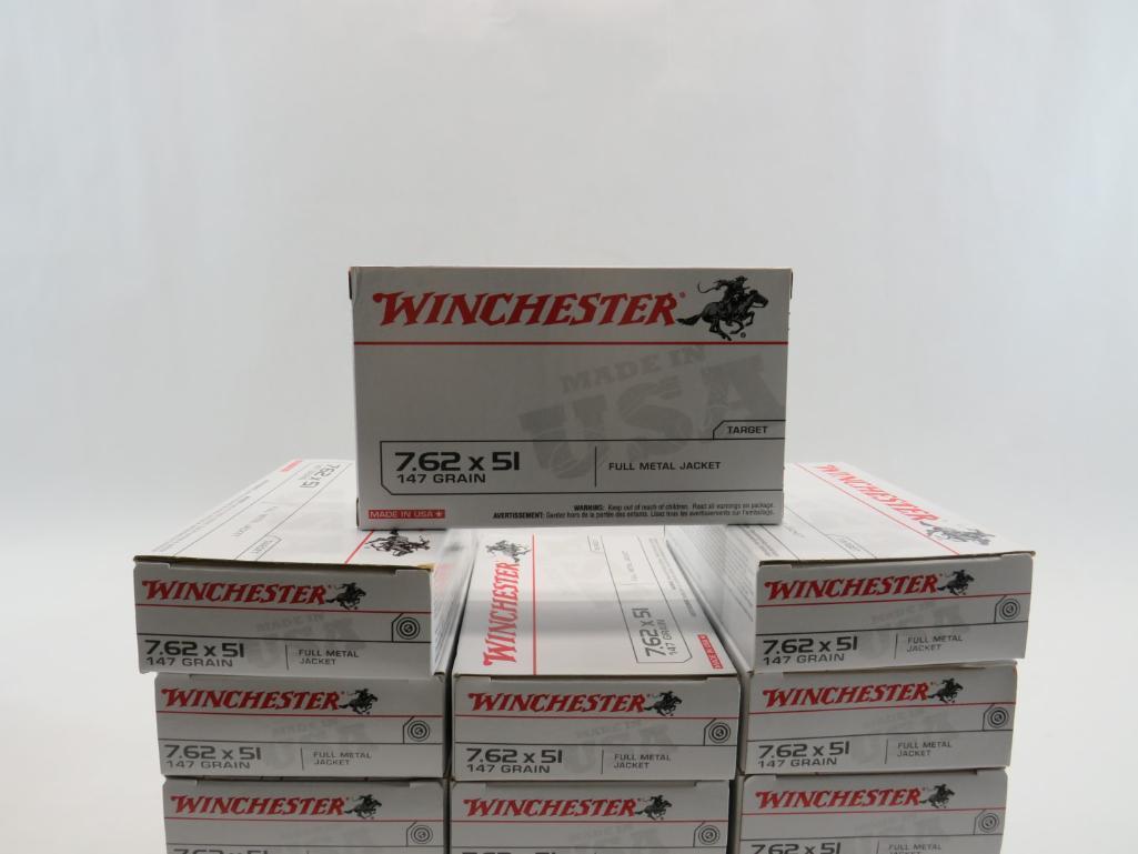 (300) Winchester 7.62x51 Cartridges