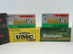 (123) .22-250 Cartridges