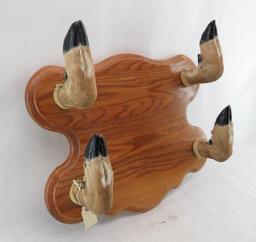 Deer Hoof Gun Rack
