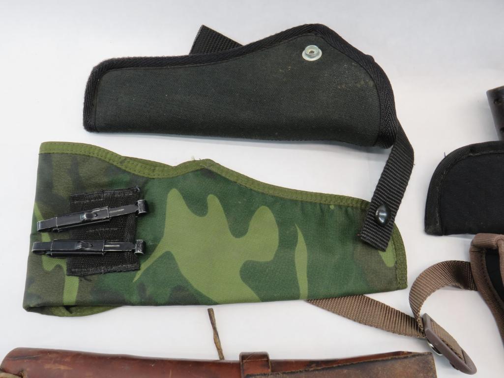 Assorted Holsters & Butt Plates