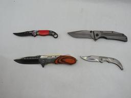 (4) Folding Knives