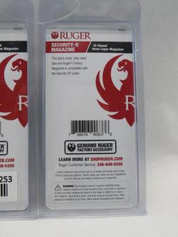 (2) Ruger Security-9 15 Round 9mm Magazines