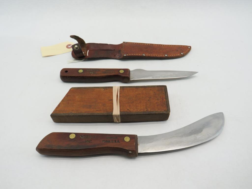 (2) Herters Fixed Blade Knives