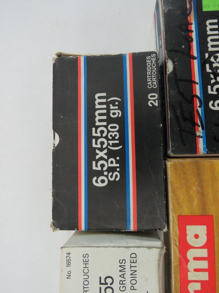 (69) 6.5x55 Cartridges