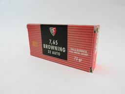 Box of Fiocchi .32 Auto Cartridges