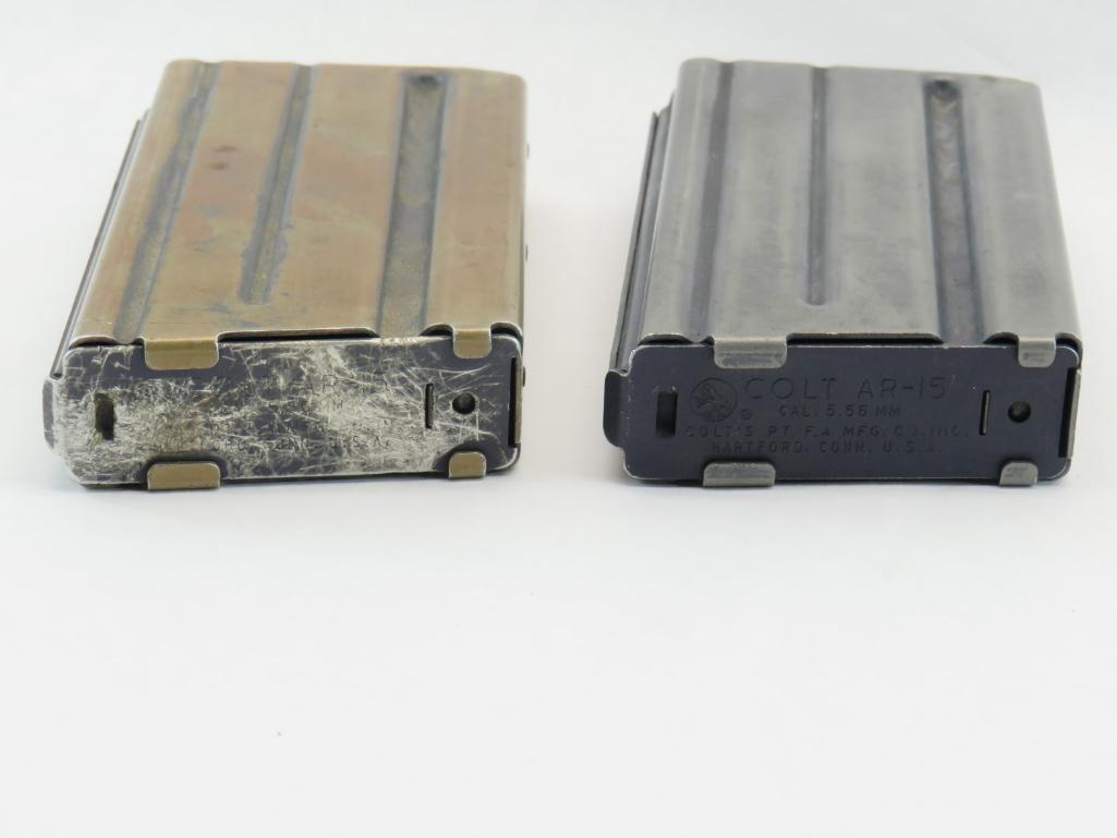 (2) Colt 20 Round M-16 Magazines