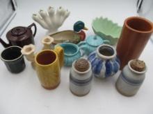 (13) Piece Colorful Pottery Lot
