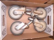 (4) Wire Rack Casters