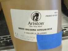 (2) 1 Gallon Ariston White Balsamic Vinegar