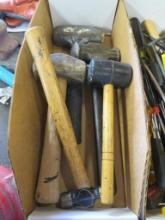 (5) Sledge Hammers & Rubber Mallets