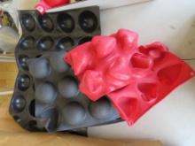 (3) Asst. Silicone Molds