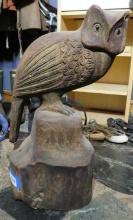 Vintage Carved Wood Owl