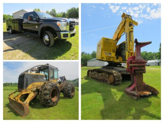 (1608) Forestry Equipment & Ford F-550 SD Truck
