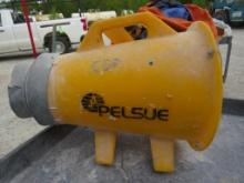 Pelsue Mod 1325P Axial Blower w/ Accordian Duct Work