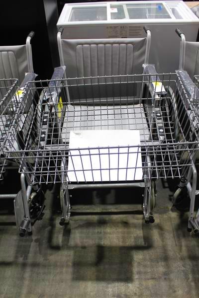 NEW MART CART CARE CHAIR WHEEL CHAIR W/ SHOPPING BASKET