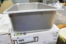 NEW SYSCO STAINLESS STEEL FULL SIZE STEAM TABLE PAN INSERTS