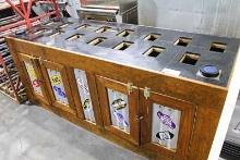 7' BEVERAGE COUNTER W/ CUP HOLDERS