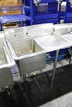 3' STAINLESS STEEL 1-COMPARTMENT SINK