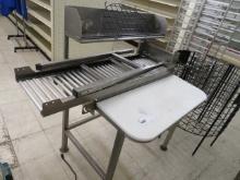 3FT HOBART MEAT LABELING TABLE WITH CONVEYOR