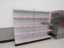 MADIX WALL SHELVING 78IN TALL 20/20 - 8FT RUN - SOLD BY THE FOOT