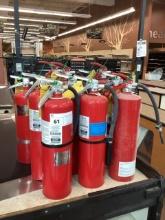 ASSORTED FIRE EXTINGUISHERS