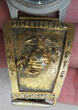 Benrus US Military Wristwatch with USMC Band