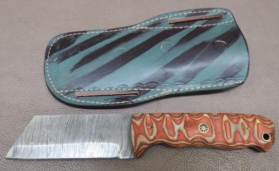 Damascus Style Cleaver or Chopper Knife