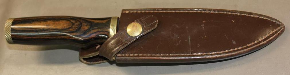Excellent 1970s Era Smith and Wesson Outdoorsman Knife with Sheath C158