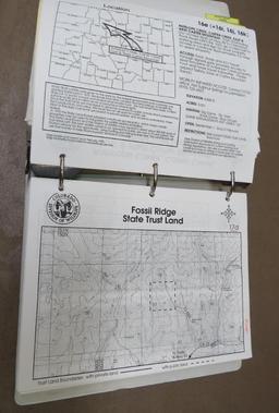 Colorado State Trust Lands Map Binder