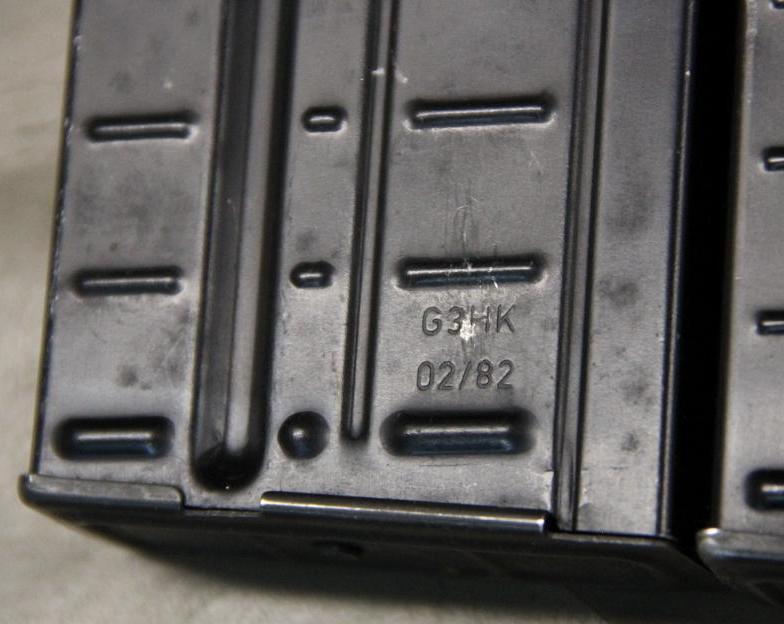 Four H&K 91 CETME G3 Magazines 20 Round Capacity **NO CO SALES**