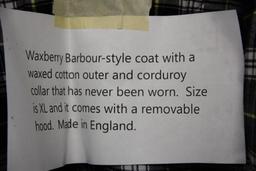 Waxberry Barbour-Style Coat XL