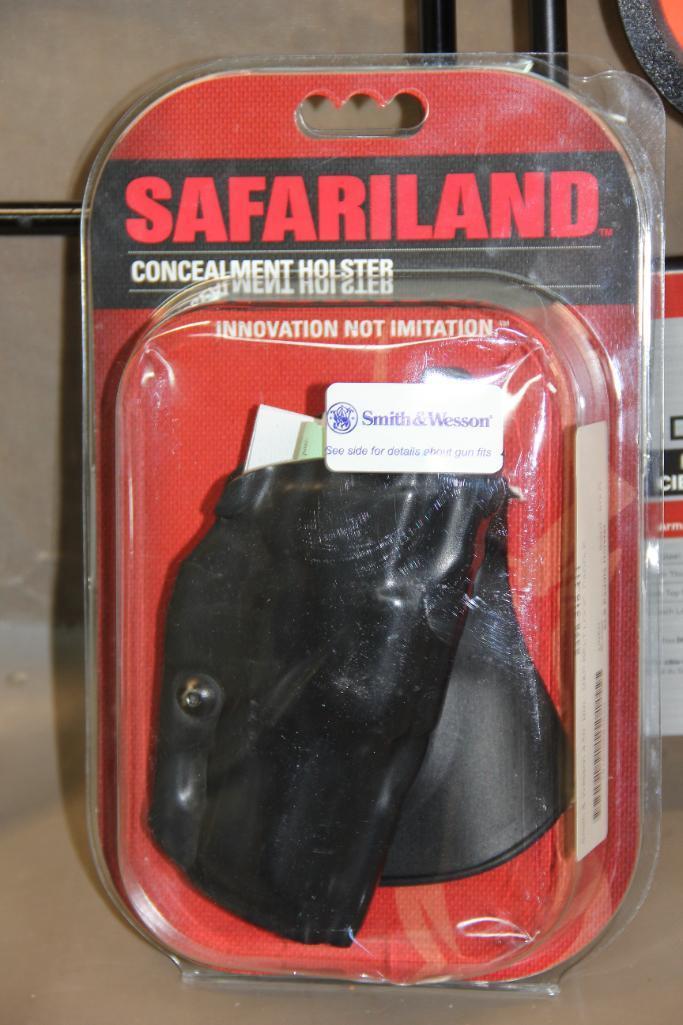 Collection of Steel Spinning Targets and Safariland Holster all New in Packaging