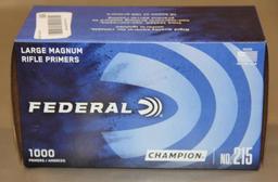 1000 Federal Large Magnum Primers No. 215 NO SHIPPING