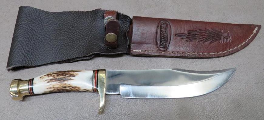 Marbles Stag Handled Sheath Knife