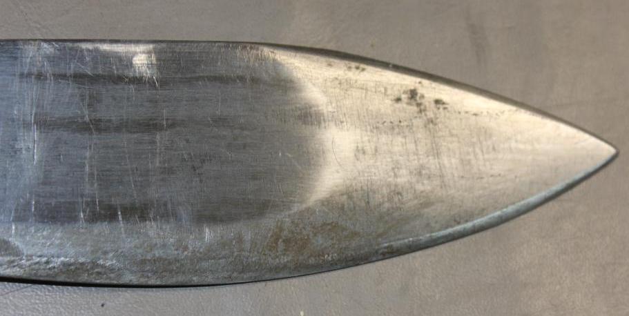 Large Plumb Bolo Knife with Scabbard