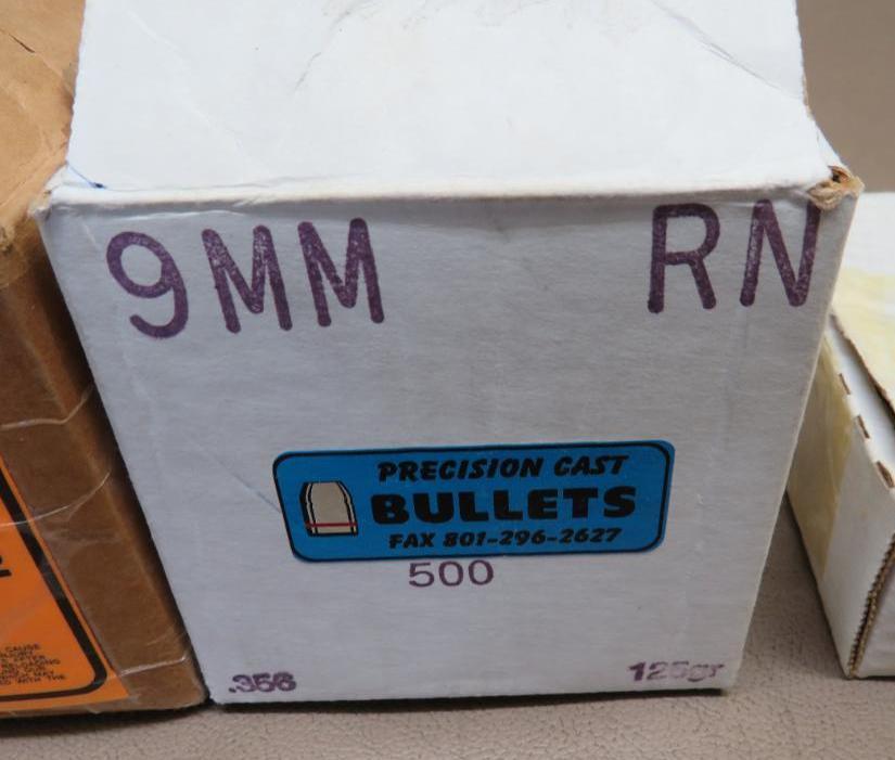 9mm, 45 Colt and 44 Magnum Bullets for Reloading