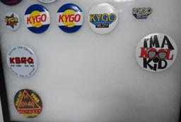 KBCO / KYGO Radio Collector Buttons