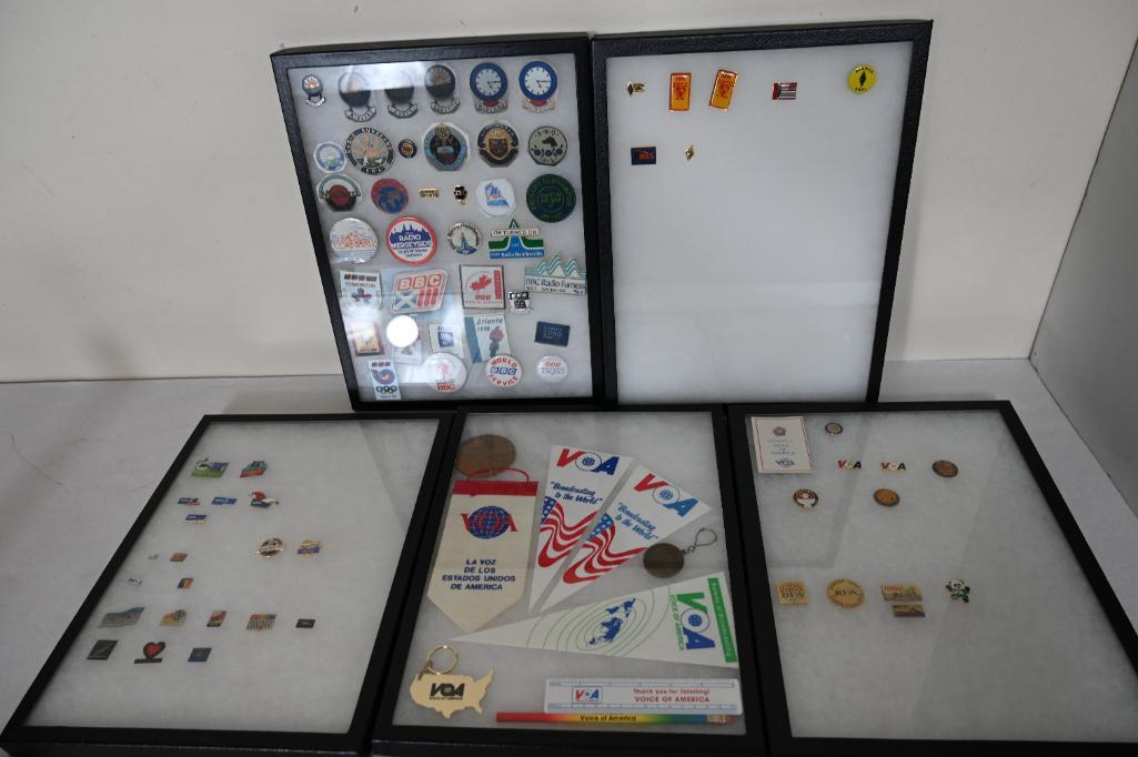 Radio Advertising Collector Pins