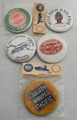 Railroad Buttons & Brooke Bond Tea Cards