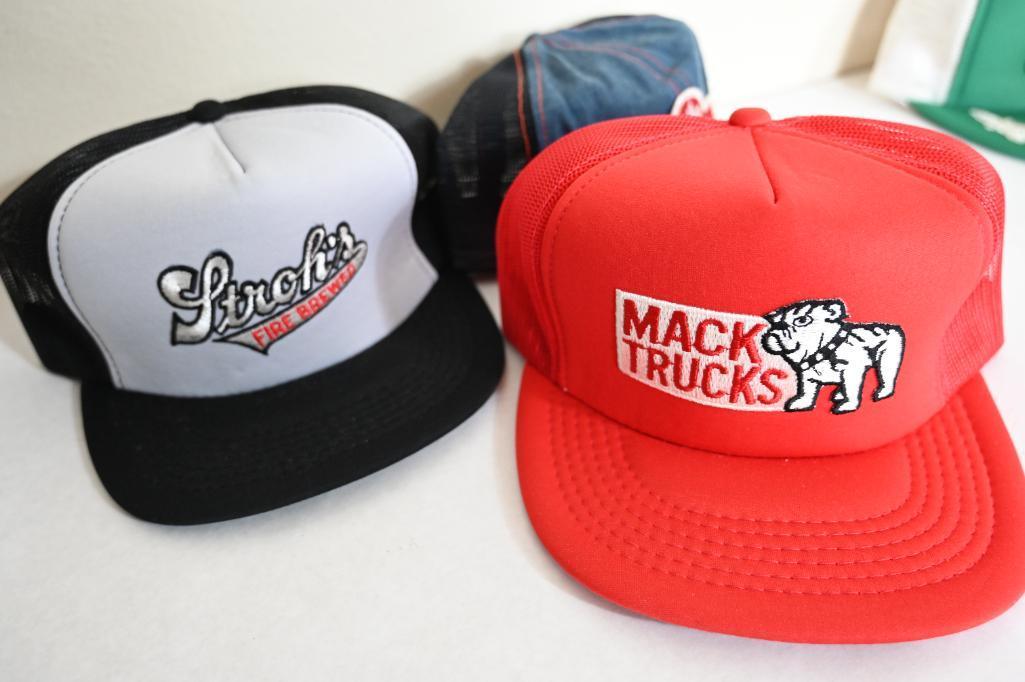 Mack Trucks - Stroh's Fire Brewed Vintage Snap Back Hats
