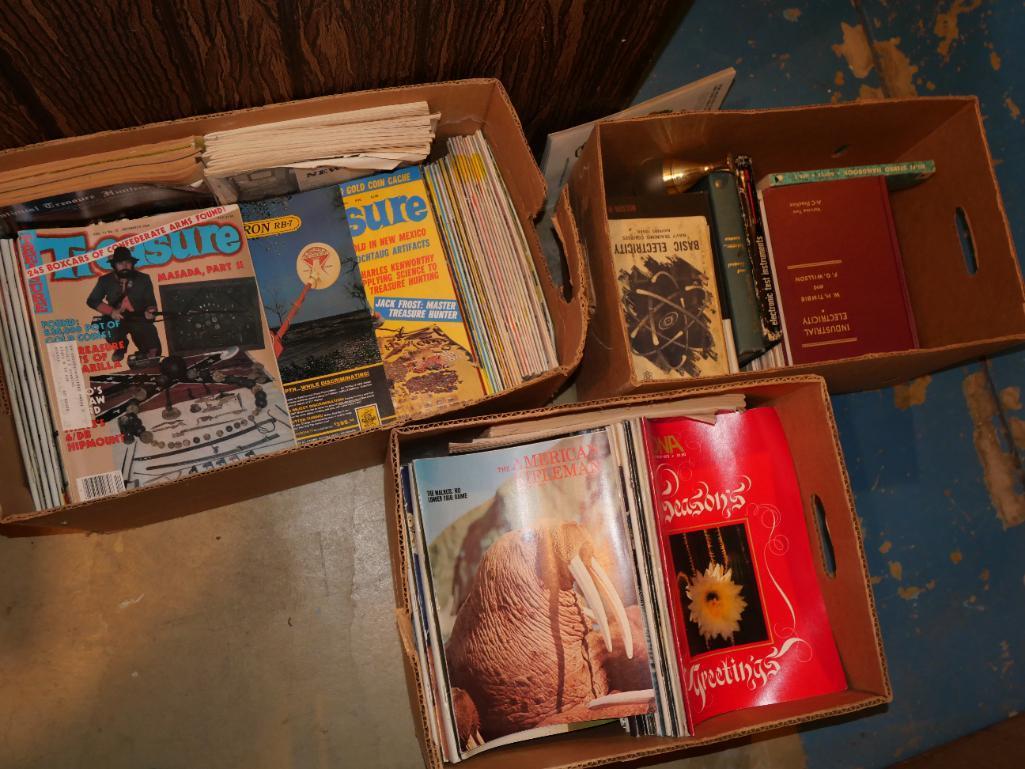 Three Boxes of Vintage Magazines