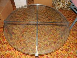 36x36x15.5" Glass Top Coffee Table