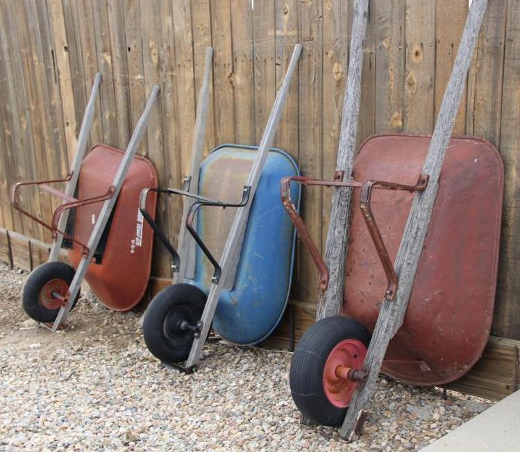 Three Wheelbarrows