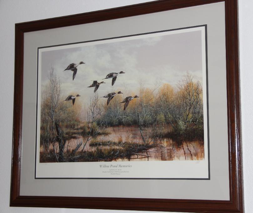 Signed and Numbered Print by Robert Binks, Ducks Unlimited