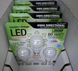 Twenty Four LED 60 watt Bulbs